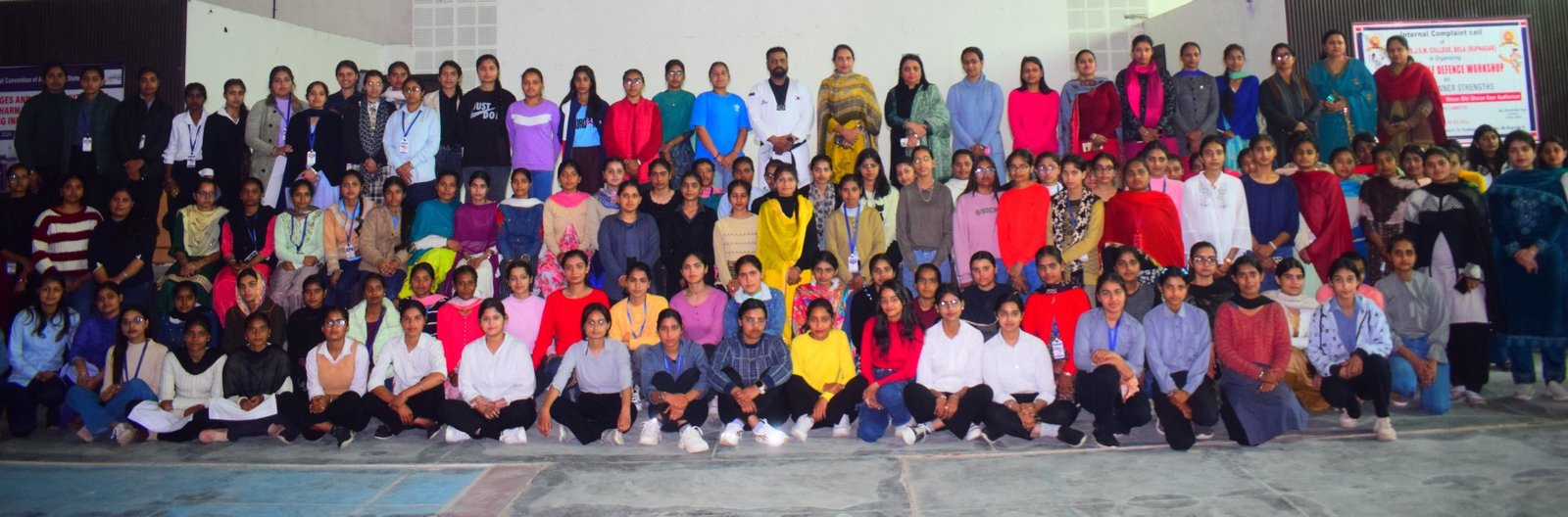 Women Self Defense Workshop conducted at Bela College